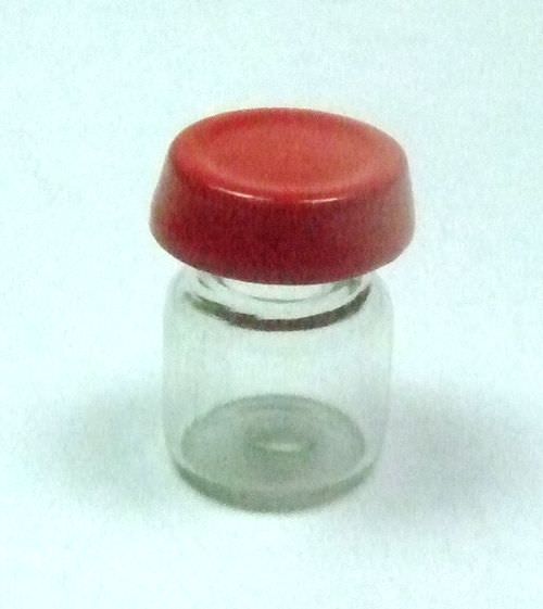 Glassware & Glue | Glass Bottle with Red Lid