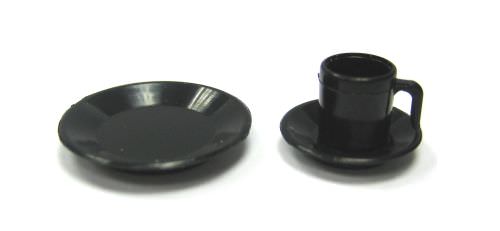 Acrylic & Plastic | Cup Set (Black)