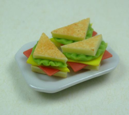 Drink, Food, Fruit & Little Creature | Sandwich in plate