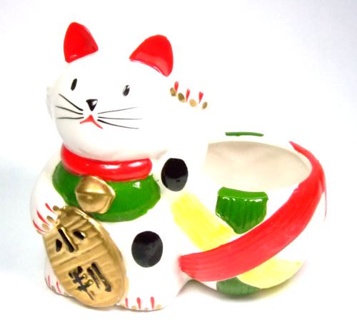 Planters, Vases & Bases | Vase - Lucky Cat 